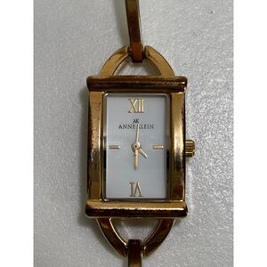 Anne Klein 10/9214 vintage gold bracelet women's watch, working